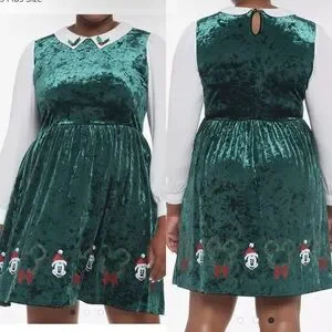 sachin and babi light blue dress Fashionable gorgeous woman at red long evening dress posed at studio  against new year tree with gifts. christmas holidays theme